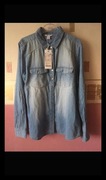 NOWA Z METKĄ Koszula Dżinsowa jeansowa bluzka Bawełniana. Unisex NEW YORKER