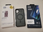 NOWE etui Apple iPhone 16 plus MagSafe oraz szkło Hardy 9H   3mk