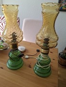 Lampka nocna vintage szklo 