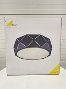 Nowoczesny plafon ZANDOR czarny mat