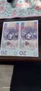 Banknoty 20 zł 2 szt