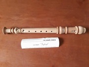 Flet drewniany prosty sopranowy szkolny Fryderyk | palcowanie barokowe