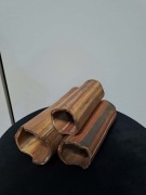 Kryjówka ozdoba rurobloczek ceramiczny akwariowy 16x12x10