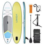 Nadmuchiwana deska SUP Stand Up Paddleboard z wiosłem surf joga