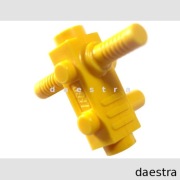 LEGO 2516 KORPUS PIŁY ŁAŃCUCHOWEJ z uchwytami i kołkami żółty/Yellow 
