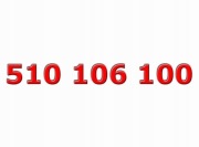 Złoty numer ____ 510 106 100 ____ Platynowy - ViP