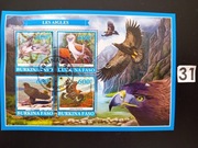 Ptaki , bloczki kasowane 31 [ 15 bloczków ]