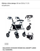 Wózek dla seniora