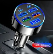 Fast Charge! Ładowarka 6 portów USB / USB-C z wyświetlaczem LED