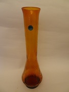 Huta Laura, wazon, szkło PRL, vintage, retro