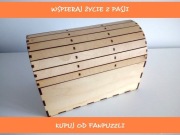 Skrzynka na drobiazgi skarby sklejka SZEPT