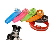 Obroża LED M dla psa kota nylonowa na baterie