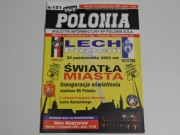 PROGRAM POLONIA WARSZAWA LECH POZNAŃ 2003.10.25