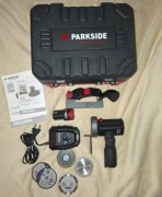 PARKSIDE PERFORMANCE mini szlifierka kątowa PPWSA 12 A1 z aku i ładowarką