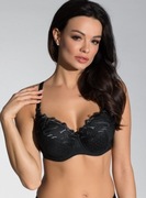 BIGGI NELA biustonosz full-cup 70E czarny