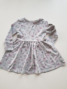 Sukienka w jednorożce długi rękaw r. 98/104 f&f