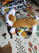 Fisher -price Piesek Corgi 3w1 poduszeczka pod brzuszek
