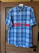Koszula męska, z krótkim rękawem 100% len, Jean Paul r XL