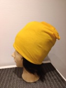 Stylowa żółta czapka Smerfetka uniwersalna