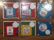 kartka z okazji Świąt Bożego Narodzenia, ręcznie wykonana