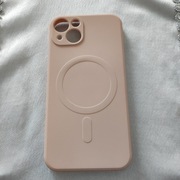 Etui pokrowiec iPhone 13 i 14 blady róż 