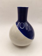 Wazon granatowy wazonik ceramika Copenhagen Columbine kształt cebuli 