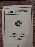 Diariusz wrzesień  grudzień  1939, J. Szembek