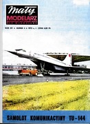 Mały Modelarz 4 1972 TU-144 model - Reprint LOK