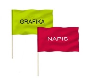 Chorągiewka Reklamowa  30x20 cm Flaga Materiałowa