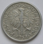 Polska 2 złote 1958 - kłosy