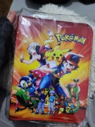 Skórzany album na karty pokemon dla dzieci 