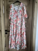 Naree sukienka Tropea Peonies kwiaty maxi S