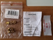 Gorenje Dysze na gaz z butli propan-butan, przyłącze, podkładka Oryginał