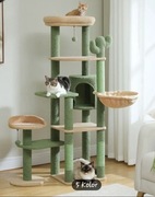 Duży zielony drapak