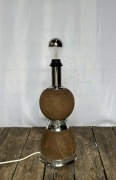 Ceramiczna lampa stołowa w stylu Vintage lata 70