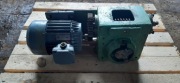 Silnik elektryczny 0,75 KW z przekładnią
