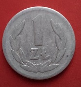 Moneta 1 złoty 1957 r. PRL (Al)