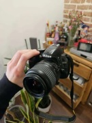 Nikon D3100 z obiektywem 18-55 mm - stan bardzo dobry | Bateria + ład.