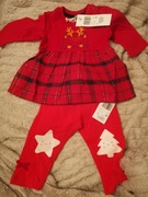 Nowy zestaw niemowlęcy dla dziewczynki na święta sukienka 