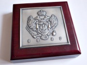 Klipa - 50 zł KRÓLESTWO KONGRESOWE 1827r. Ag+Au