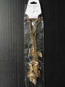 Łańcuszek Fashion Jewelry z motywem złotych liści