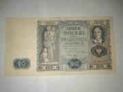 20 złotych 1936 Emilia Plater | WYCZUWALNA STRUKTURA FARBY | Sztywny