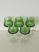 5 kieliszków do wina vintage z lat 60-70