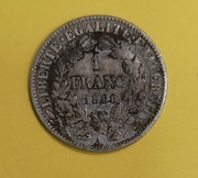 1 frank franc 1888 A Ceres Demeter srebro