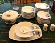 Duzy zestaw obiadowy na 12 osób 43 elementy 