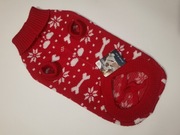 Sweterek dla psa z golfem UBRANKO na zimę ŚWIĘTA