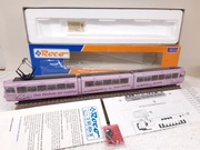 Tramwaj H0 KVB Düwag GT8 3-człony Roco cyfrowy DCC ESU LokPilot 5, LED