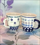 Kubek ceramiczny Mars Bolesławiec 300ml dwupak ceramika Bolesławiec  