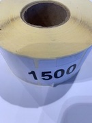 Etykiety termiczne 48x32 mm - 1500 szt. biała