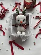 Ręcznie Wykonany Bałwan – Idealna Ozdoba Świąteczna, Nowy!